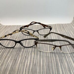 Flower by Drew Barrymore Reading Glasses Lot 3 Pair +2.00 Black Brown Tortoise